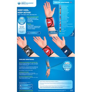 Aqua CoolKeeper khlendes Armband Gr. 09 L pacific blue