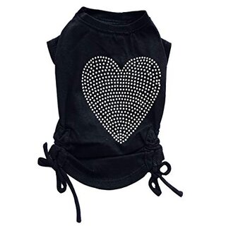 Doggydolly Stretchpulli Black Heart schwarz Gr. XXS