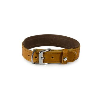 Halsband Zweiburgen Kastanie / Mocca Breite 40 mm / Lnge 55 cm