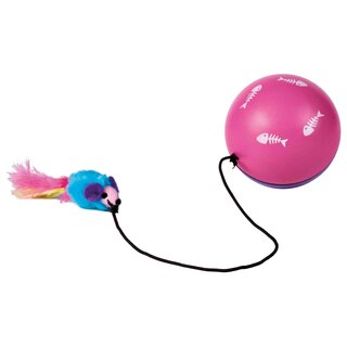 Trixie Turbinio, Ball mit Motor und Maus 9 cm