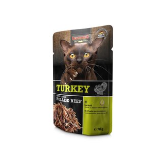 LEONARDO Turkey + extra pulled Beef Karton (16 x 70 g)