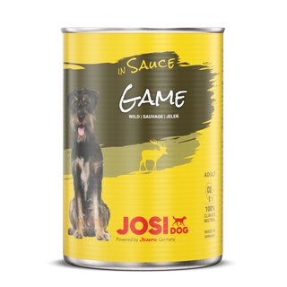 12 x 415 g JosiDog Game in Sauce