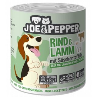 Joe&Pepper Dog - Rind & Lamm mit Skartoffeln 400 g