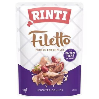 Rinti Pouch Pack Filetto 100 g Ente & Entenherz in Jelly