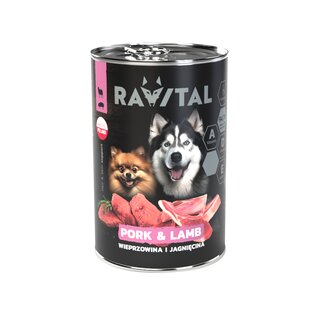 Ravital Schne Haut und Fell, Pork & Lamb 400 g