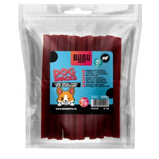 BUBU PETS Hundesnacks 500g Lamm Dentalsticks mit Glucosamin 15cm