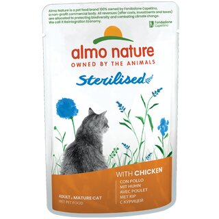 Almo Nature Sterilised mit Huhn, 70 g