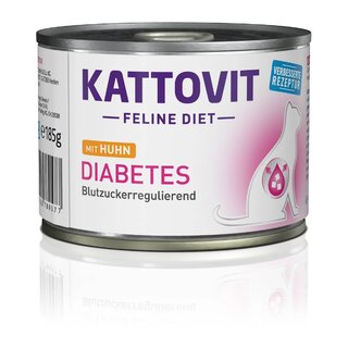 Kattovit Diabetes, 185g Dose mit Huhn