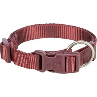 Trixie Premium Halsband S/25?40 cm/15 mm sangria