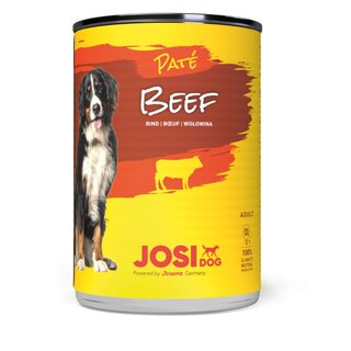 JosiDog Pat Beef 400 g